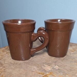 Brown Ceramic Mugs